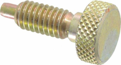 5/16-18, 5/8" Thread Length, 0.154" Max Plunger Diam, 1 Lb Init to 6 Lb Final End Force, Knob Handle