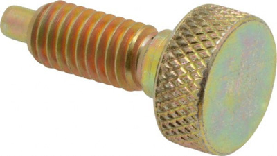 3/8-16, 3/4" Thread Length, 0.185" Max Plunger Diam, 1 Lb Init to 8 Lb Final End Force, Knob Handle 