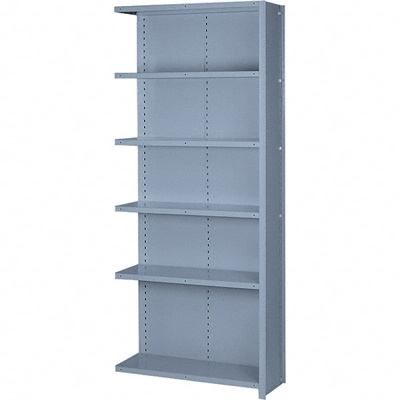 6 Shelf, 600 Lb. Capacity, Closed Shelving Add-On Unit