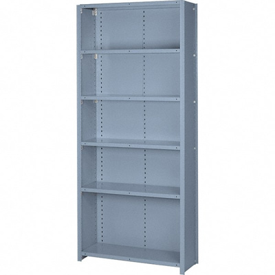 6 Shelf, 600 Lb. Capacity, Closed Shelving Starter Unit