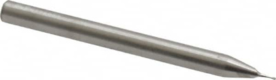 0.013", 0.0195" LOC, 1/8" Shank Diam, 1-1/2" OAL, 2 Flute, Solid Carbide Square End Mill