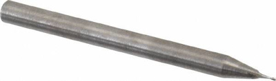 0.016", 0.024" LOC, 1/8" Shank Diam, 1-1/2" OAL, 2 Flute, Solid Carbide Square End Mill