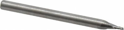 0.037", 0.0555" LOC, 1/8" Shank Diam, 1-1/2" OAL, 2 Flute, Solid Carbide Square End Mill