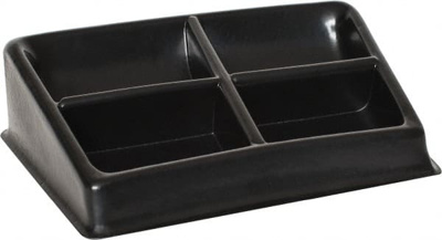 4 Compartment Black Small Parts Assembly Tray