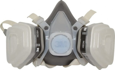 Size L, P95 NIOSH Filter Rating, Thermoplastic Elastomer, Half Mask Facepiece Respirator Assembly