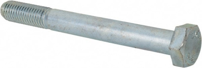 Hex Head Cap Screw: M12 x 1.75 x 110 mm, Grade 8.8 Steel, Zinc-Plated