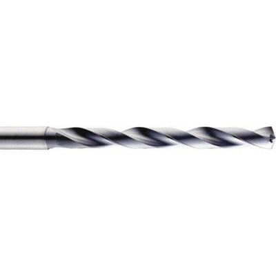 6.4mm 140&deg; Spiral Flute Solid Carbide Taper Length Drill Bit