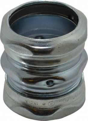 Conduit Coupling: For EMT, Steel, 1-1/2" Trade Size