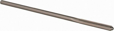 0.127" Diam 4-Flute Straight Shank Straight Flute High Speed Steel Chucking Reamer