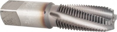 1/4-18 NPT, 3/8 Inch Projection, 15&deg; Helix Angle, 4 Flutes, Bottoming Chamfer, TiCN Coated, High