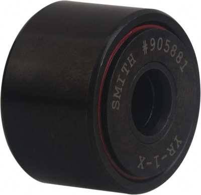 Cam Yoke Roller: Non-Crowned, 0.75" Bore Dia, 2-1/2" Roller Dia, 1.5" Roller Width, Needle Roller Be