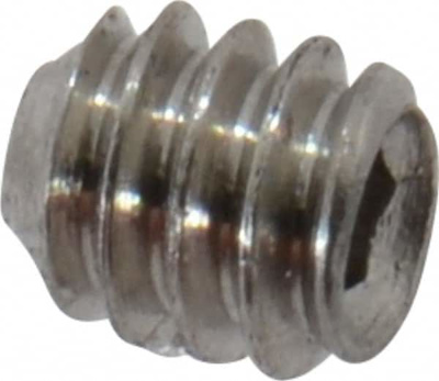#0-80 UNF, 1/16" OAL, Cup Point Set Screw