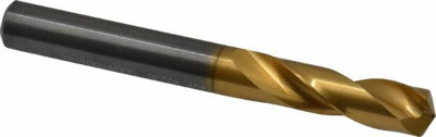 Screw Machine Length Drill Bit: 0.3701" Dia, 140 &deg;, Solid Carbide
