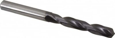 Jobber Length Drill Bit: 0.315" Dia, 140 &deg;, Solid Carbide