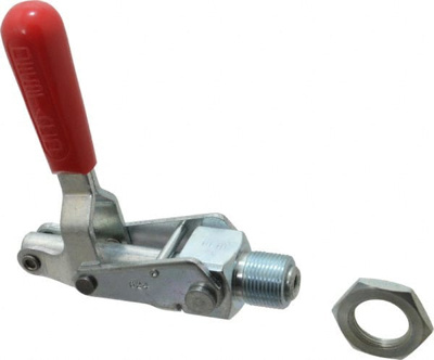 Standard Straight Line Action Clamp: 700 lb Load Capacity, 2.63" Plunger Travel, Mounting Plate Base