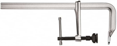 Sliding Arm Bar Clamp: 60" Max Capacity, 5-1/2" Throat Depth 2,800 lb Clamping Pressure, 0.775" Spin