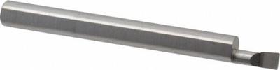 Corner Radius Boring Bar: 0.12" Min Bore, 1/4" Max Depth, Right Hand Cut, Submicron Solid Carbide