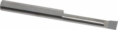 Corner Radius Boring Bar: 0.16" Min Bore, 0.9" Max Depth, Right Hand Cut, Submicron Solid Carbide