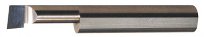 Corner Radius Boring Bar: 0.2" Min Bore, 1-13/64" Max Depth, Right Hand Cut, Submicron Solid Carbide