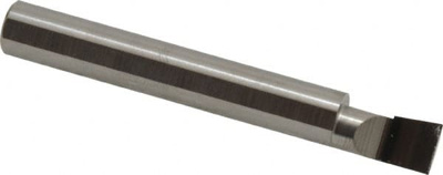 Corner Radius Boring Bar: 0.29" Min Bore, 1/2" Max Depth, Right Hand Cut, Submicron Solid Carbide 5/