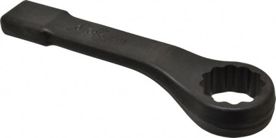 Box End Striking Wrench: 1-3/4", 12 Point, Single End