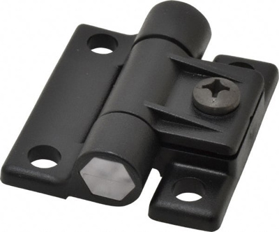 Adjustable Hinge: 2-1/4" Wide, 0.77" Thick, 4 Mounting Holes