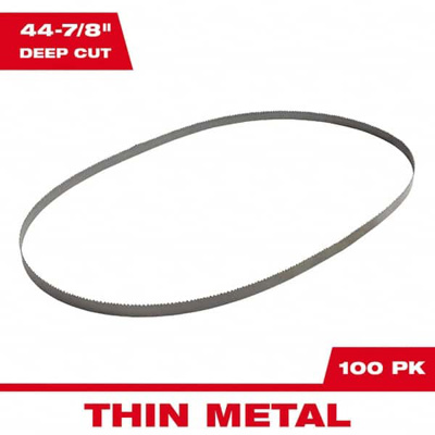 Portable Bandsaw Blade: 1/2" Wide, 0.02" Thick, 14 to 18 TPI