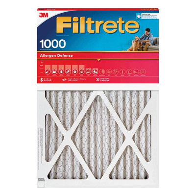 Pleated Air Filter: 20 x 25 x 2", MERV 11, 88% Efficiency