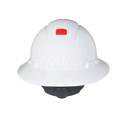 Hard Hat: Construction, High Visibility & Impact Resistant, Full Brim, Type 1, Class C, 4-Point Susp