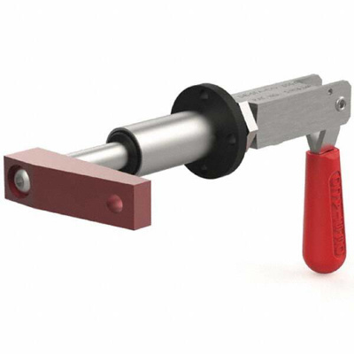 Manual Swing Clamp: 323 lb Clamp Force, Left Hand Swing, 1.5" Stroke, Double Acting