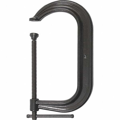 C-Clamp: 10" Max Opening, 5" Throat Depth, Forged Steel