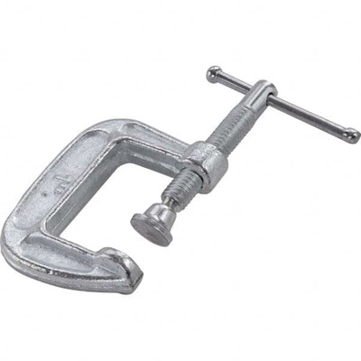 C-Clamp: 1" Max Opening, 1" Throat Depth, Forged Steel