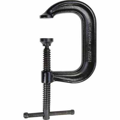 C-Clamp: 2" Max Opening, 2-1/8" Throat Depth, Forged Steel