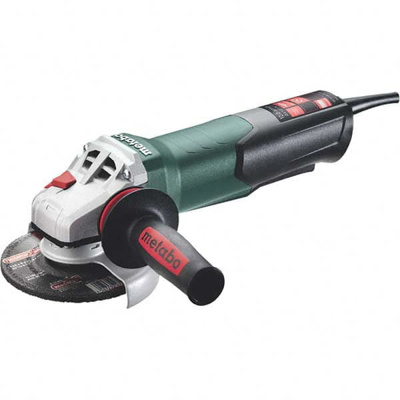 Corded Angle Grinder: 4-1/2 to 5" Wheel Dia, 11,000 RPM