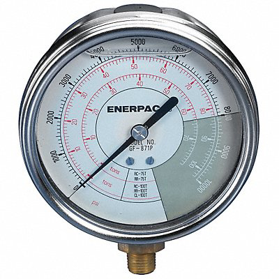 K4567 Pressure Gauge 0 to 10000 psi 4 Dial