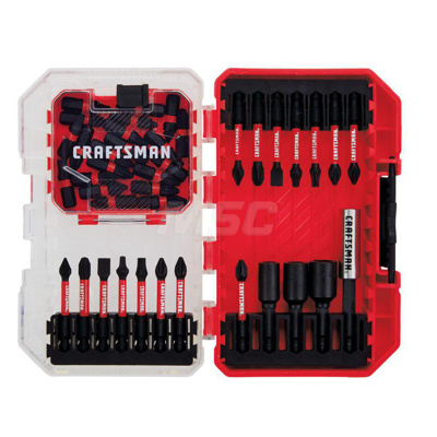 Power & Type: Type: ; Sets; Torx; Point Screwdriver ; Bit ; Industrial Overal Driver Impact Drive Bit Bit Slotted 1/4 Set Set SPS Type: Square; Phillips; - Size: Bit 
