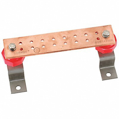 Grounding and Bonding Busbar, Hubbell Premise Wiring, HBBB14210A