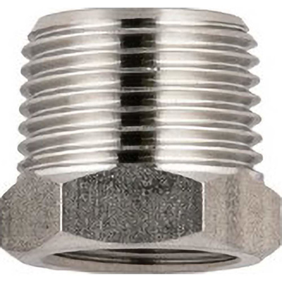 Pipe Reducer: 3/4 x 1/2" Fitting, 316L Stainless Steel