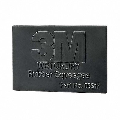 Rubber Squeegee 2.75x4 1/4In Black PK50