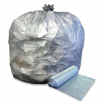 Trash Bag 45 gal Clear PK250