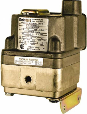 Differential Pressure Switch: 1/8" NPTF Thread 2 x SPDT, 0.5% Repeatability Measuring & Inspecting P