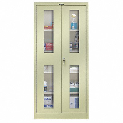 H2201 Storage Cabinet 72 x48 x24 Tan 4Shlv