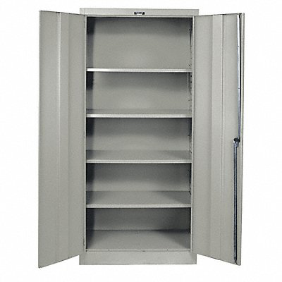 Shelving Cabinet 72 H 48 W Gray