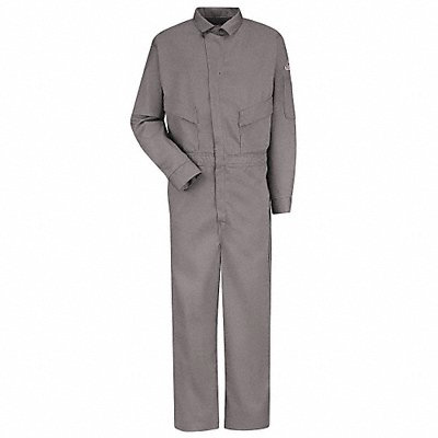 G7298 Flame-Resistant Coverall Gray 44 In Tall