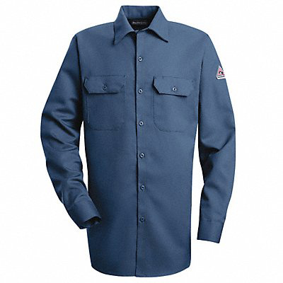 FR Long Sleeve Shirt Button Navy S