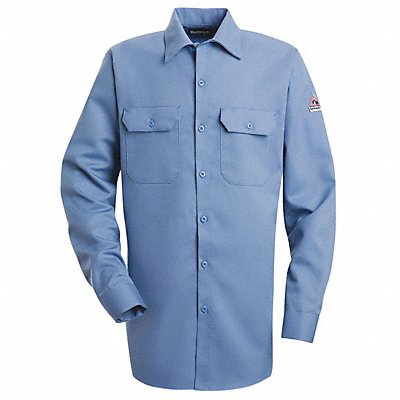 FR Long Sleeve Shirt Button Lt Blue 2XLT