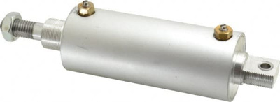 Double Acting Rodless Air Cylinder: 2" Bore, 3" Stroke, 200 psi Max, 1/4 NPTF Port