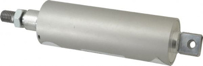 Double Acting Rodless Air Cylinder: 2" Bore, 4" Stroke, 200 psi Max, 1/4 NPTF Port
