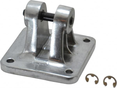 Air Cylinder Clevis Bracket: 1-1/2" Bore, Use with ARO Economair Cylinders