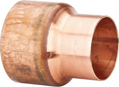 Wrot Copper Pipe Reducer: 4" x 3" Fitting, C x C, Solder Joint